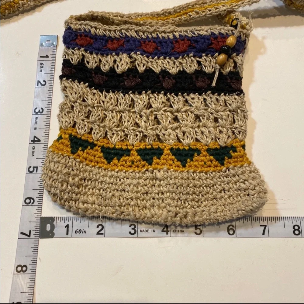 NWT Mini Hemp Crossbody Purse
